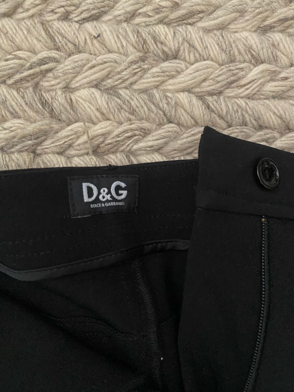 Dolce & Gabbana Black Pencil Skirt